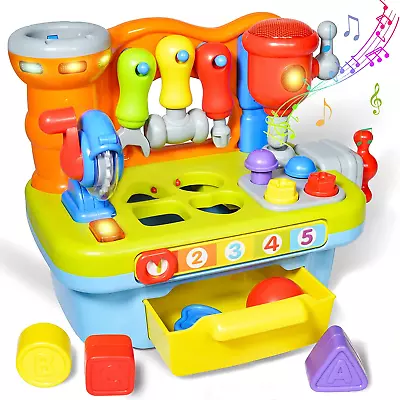 £38.29 • Buy YCUS Workbench Toys For 1 2 3 Year Old Boys Girls, Toddler Tool Set Toys For 12