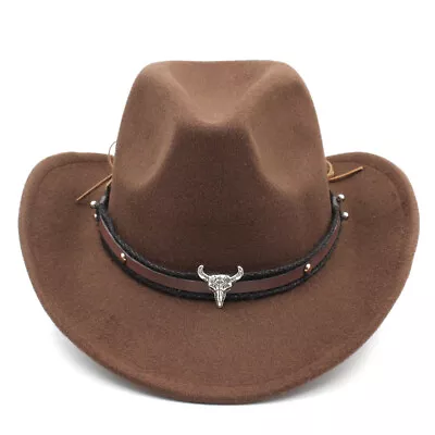 Kids Western Cowboy Hat Cowgirl Cap Decorations For Halloween Masquerade Party • $12.99