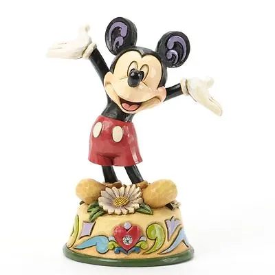 Disney Traditions Mickey Mouse Birthday April Birthstone #4033961 Jim Shore NIB • $19.99