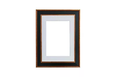 Mounted Photo Frame Starling Range Black Bronze Silver Edge Brushed A2 A3 A4 A5 • £16.05