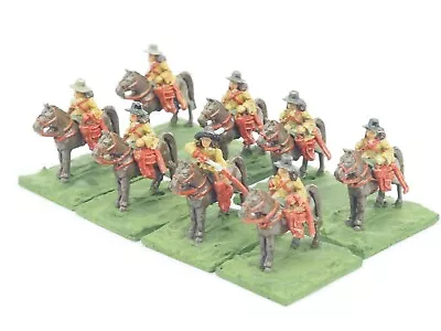 15mm English Civil War Cavalry X 8. Painted. Blue 366 • £20