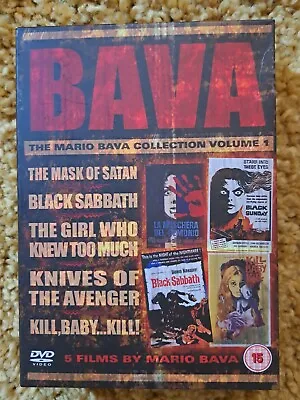 MARIO BAVA COLLECTION Volume 1 DVD Boxset (2007) - 5 Discs/5 Films  • £29.99