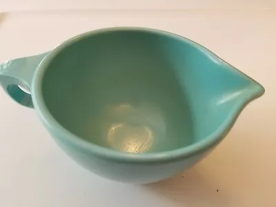 Vintage Mid Century Boonton Melmac Melamine Turquoise Blue  Creamer  • $10