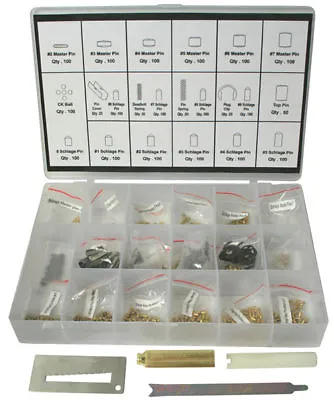 Schlage Rekey Kit 100 Pieces Pin Locksmith Landlord Homeowner Tool Rekeying Set • $59.99