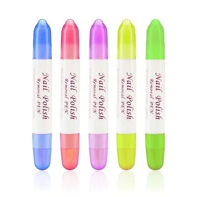 5Pcs Nail Polish Remover Pen Fingernail Polish Remover Nail Edge Corrector • $15.99