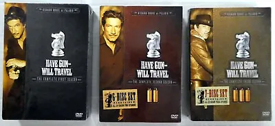 HAVE GUN WILL TRAVEL Lot Of 3 DVD Box Sets Seasons 1 2 3 NEW SEALED  #1183 • $33