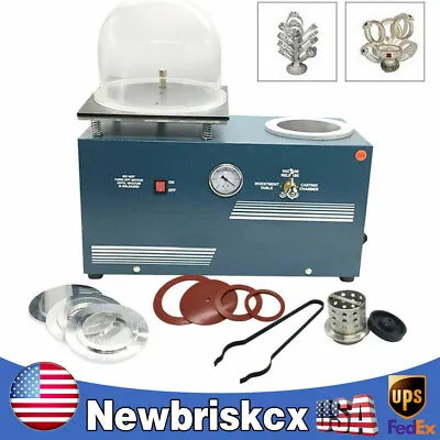 $639 • Buy 2L Vacuum Investing Casting Investment Machine For Jewelry Lost Wax Cast NEW