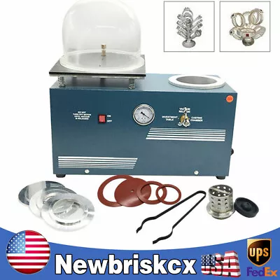 2L Vacuum Investing Casting Investment Machine For Jewelry Lost Wax Cast NEW • $629