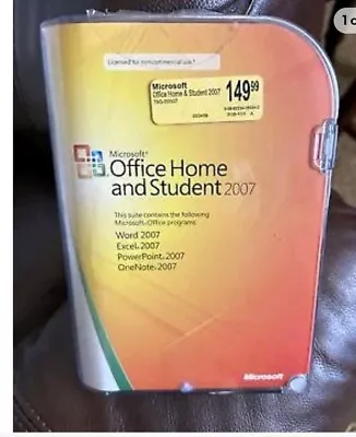 Microsoft Office Home And Student 2007 + Key Word Excel Power Point One Point • $18.70