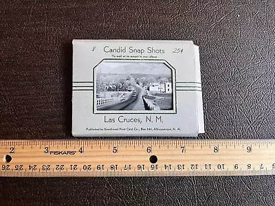 $19.99 • Buy RPPC Las Cruces & Tortugas New Mexico Mini Post Card Booklet 8 Photos- 1950s Era
