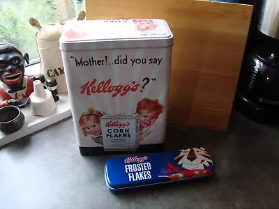 Food Advertising Tins: Two Kellogs Cereals Tins • £5