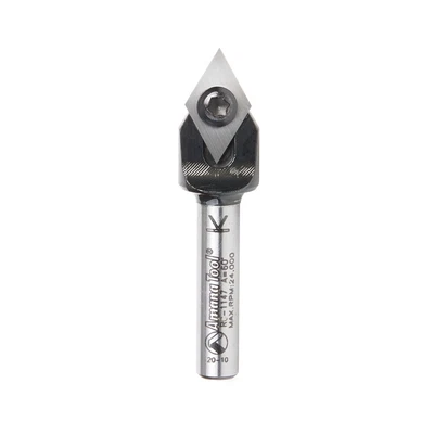 $53.69 • Buy Amana Tool V-Groove 60 Deg X 21/64 CH X 1/4 Inch SHK CNC Router Bit