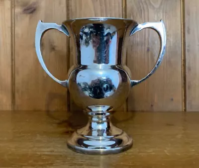 NOT ENGRAVED Vintage Silver Plate Trophy Loving Cup Trophies Trophy • $34.83