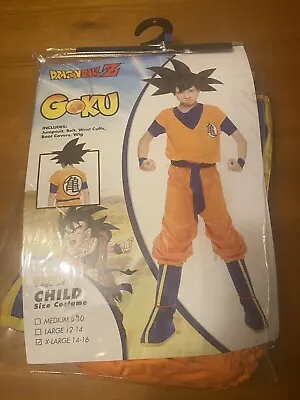 Goku Costume Dragon Z Child XL Costume Halloween Cosplay Anime • $25