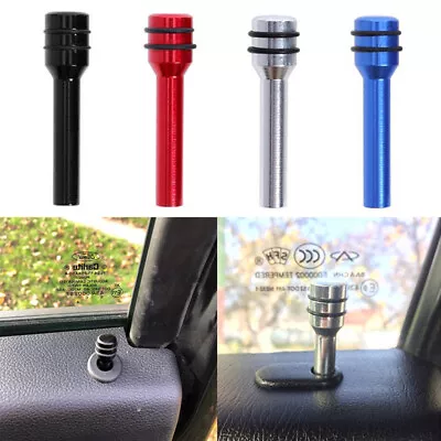 2pcs Aluminum Universal Car Interior Door Lock Stick Knob Pull Pin LiOR • $1.80