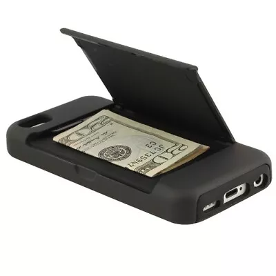 IPhone 5S/5C/5 - Hybrid Credit Card Case - Black • $6.50