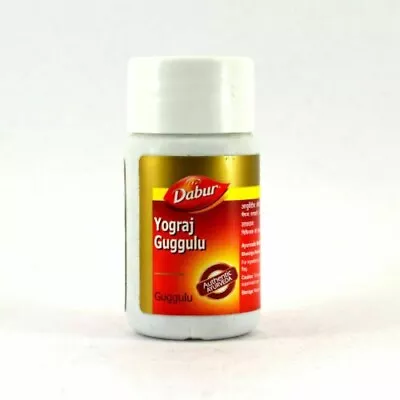 Indian Famous 60 Tablets Ayurvedic Dabur Herbal Guggulu Yograj Free Shipping • $10.79