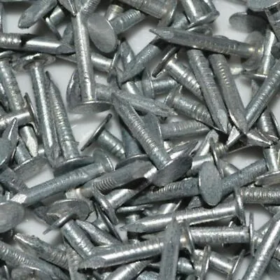 100 X 13mm 1/2 In Clout Nails Galvanised Nail Felt Shed Roof Repair Free Postage • £3.79