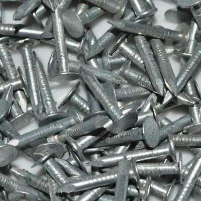 100 X 15mm 5/8 In Clout Nails Galvanised Nail Felt Shed Roof Repair Free Postage • £3.95