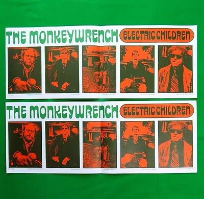 The Monkey Wrench Electric Children Label Promo Poster S Mudhoney 2000 Estrus • $25