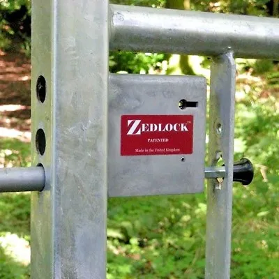 Zedlock Gate Lock Metal Gates Wooden Gates Farm Stables Gate Fittings Fence Post • £69.95