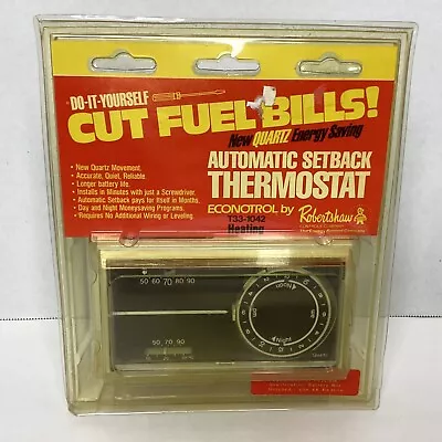 Thermostat T33-1042 Robertshaw Vintage Automatic Heating Only DIY - New • $14.55