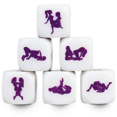 LESBIAN SEX DICE Couples Gift Saucy Adult Game FUN Valentine's Day Women • £4.49