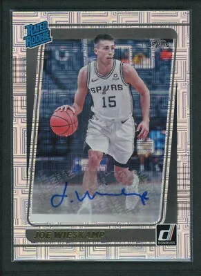 $24.99 • Buy 2021-22 Joe Wieskamp Auto Panini Donruss Rated Rookie Rc #230 Infinite Autograph