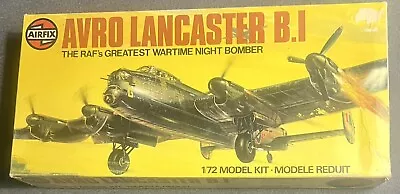 Airfix Ww Ii Raaf Avro Lancaster B.i Heavy Bomber Model Kit  1/72 Classic 1975 • $24.95