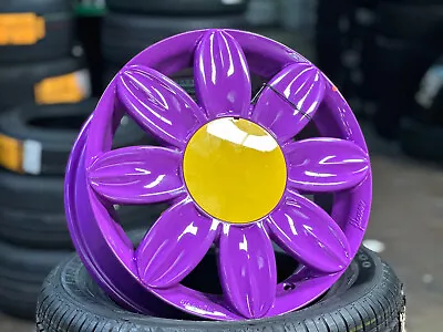 New 15 Inch Advanti FLOWER PURPLE Wheel (set Of 4) Will Fit Honda Toyota Kia • $840