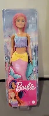 Mattel Barbie Dreamtopia Curvy MERMAID Barbie Doll Hot Pink Hair Bends New • $11.95