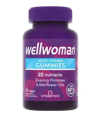 NEW Vitabiotics Wellwoman Multi-Vitamin Gummies 60 Vegan Berry Gummies • £7.90