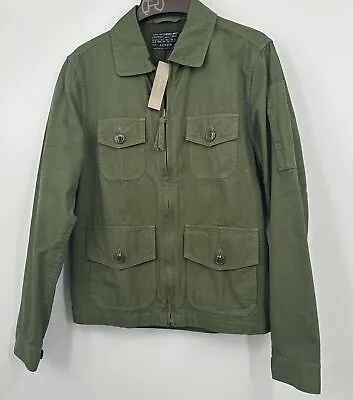 J Crew Mens Four Pocket Utility Jacket Cotton Lightweight Coat XS H6536 • $65