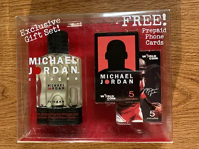 Michael Jordan Cologne Gift Set Pre-Paid Phone Cards • $75
