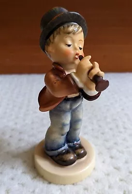 VTG Goebel Hummel Serenade #85 5  Boy Playing Horn Figurine West Germany • $29.99