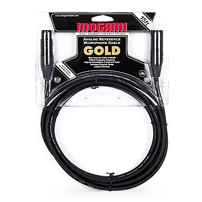 Mogami 2534 XLR-M To XLR-F Neutrik Gold Studio Balanced Audio Cable Black 15ft. • $60