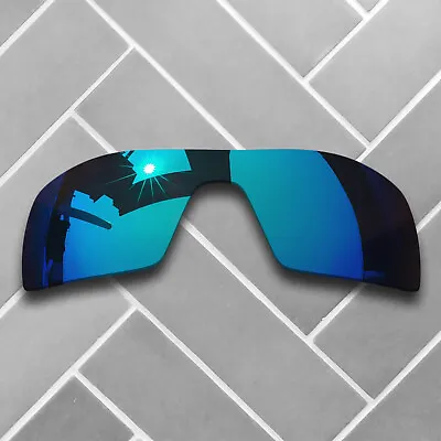 $9.59 • Buy Polarized Sky Blue Mirrored Replacement Lenses For-Oakley Oil Rig Sunglasses