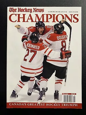 2010 The Hockey News “champions” Team Canada Magazine Vancouver Olympic Gold • $8.99