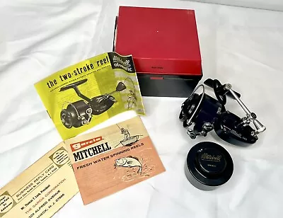 1971 Mitchell 440 Automatic Bail Spinning Reel With Box & Extra Spool • $99