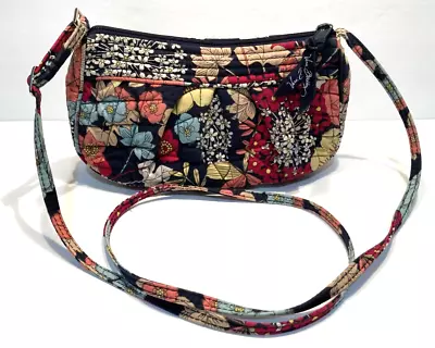 Vera Bradley Happy Snails Floral Crossbody Purse - Adjustable Strap • $16