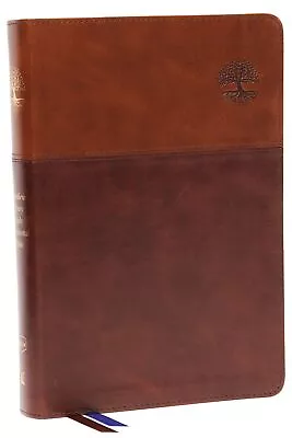 NKJV Matthew Henry Daily Devotional Bible Leathersoft Brown Red Letter • $24.45