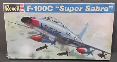 Vtg NOS 1987 Revell F-100C Super Saber #4351 Model Kit U.S. Air Force Military • $31.95