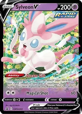 Sylveon V - SWSH202 Black Star Promo Pokemon - NM/MINT • $1.49