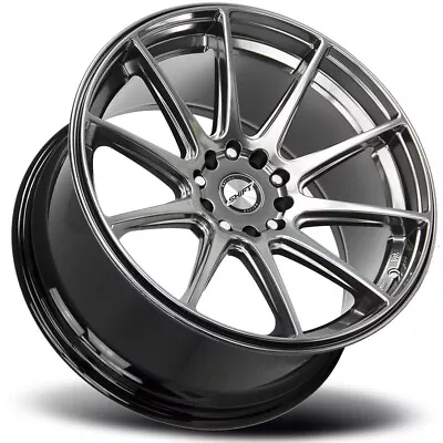 4-New 18  Shift H34 Gear Wheels 18x9 4x100/4x114.3 30 Silver Rims 73.1 • $837