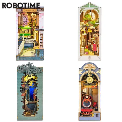 Rolife DIY Book Nook Stories In Books Series Wooden Miniature Doll House Kit Toy • $39.99