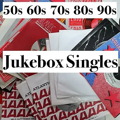 JUKEBOX VINYL SINGLES - Pick From 50+ Records [50s 60s 70s 80s 90s] VG+ To MINT • £5