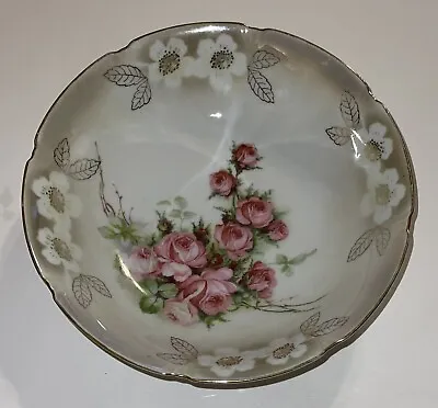 Vintage Leuchtenburg Germany Thuringia Hand Painted China Serving Bowl EC • $16.29