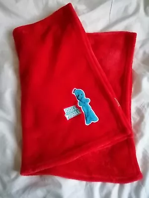 Iggle Piggle Soft Fleece Blanket Comforter Child Baby In The Night Garden Red • £18.95