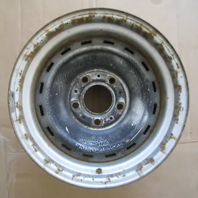 Original 1973-87 Chevrolet & GMC Steel Rally Wheel 15x8 5 Lug X 5  OEM GM 0523 • $100