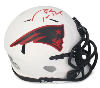 $535 • Buy Tom Brady Autographed New England Patriots Lunar Eclipse Mini Helmet Fanatics